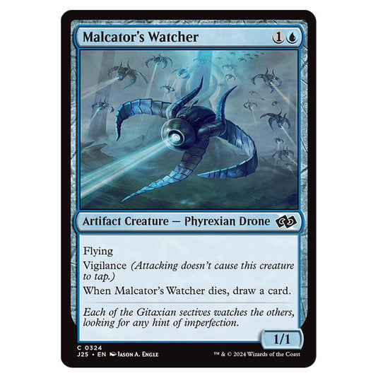 Malcator's Watcher 0324 card from the Magic The Gathering set Foundations Jumpstart