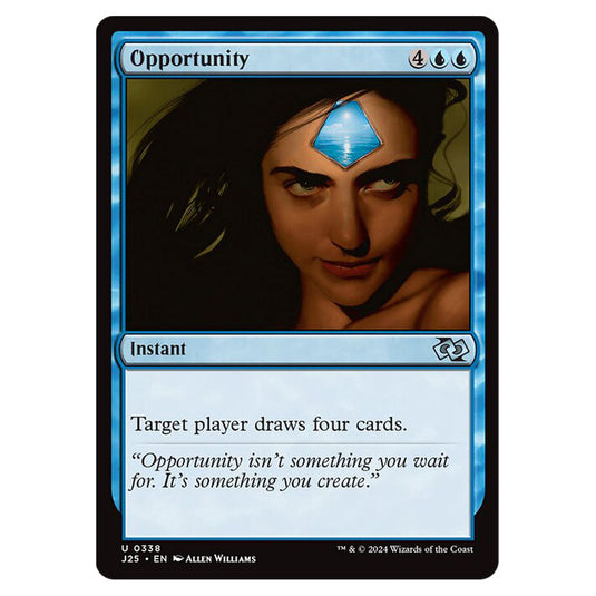 Opportunity 0338 card from the Magic The Gathering set Foundations Jumpstart