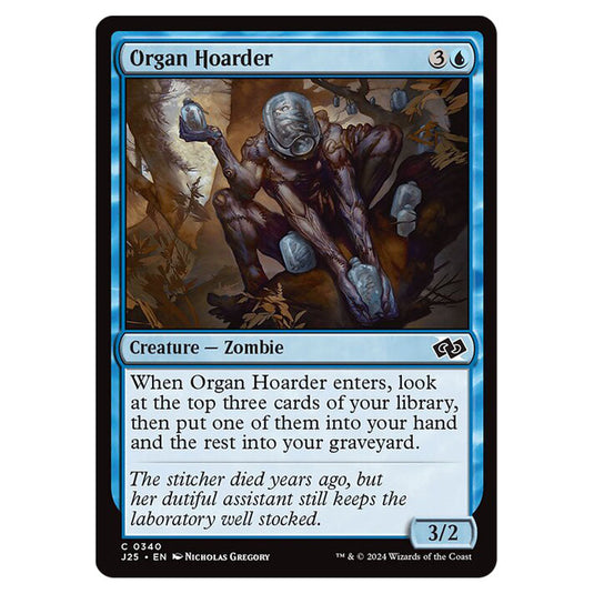 Organ Hoarder 0340 card from the Magic The Gathering set Foundations Jumpstart