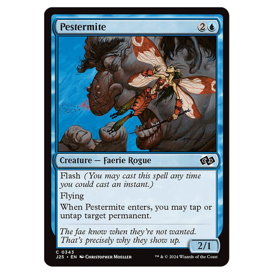 Pestermite 0343 card from the Magic The Gathering set Foundations Jumpstart