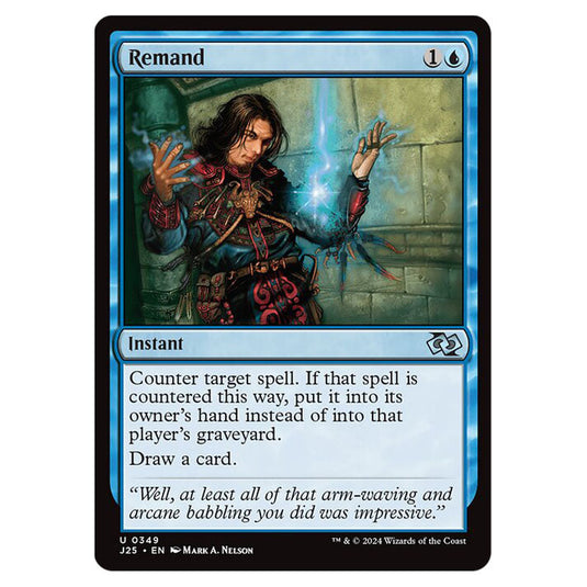 Remand 0349 card from the Magic The Gathering set Foundations Jumpstart