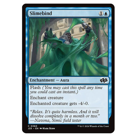 Slimebind 0360 card from the Magic The Gathering set Foundations Jumpstart