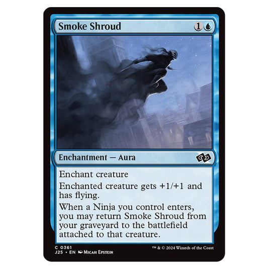 Smoke Shroud 0361 card from the Magic The Gathering set Foundations Jumpstart