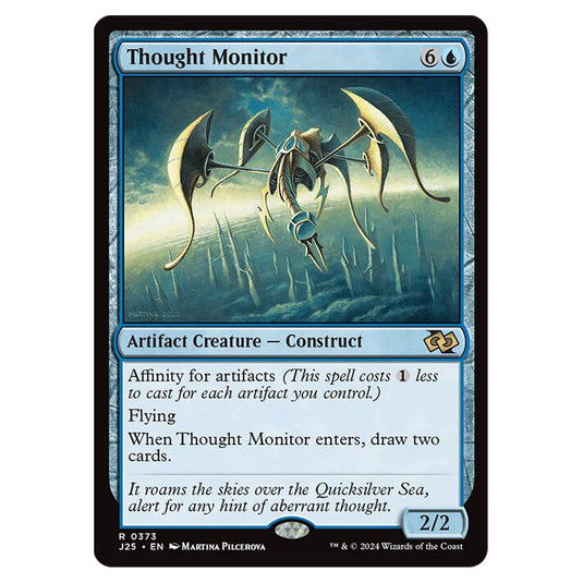 Thought Monitor 0373 card from the Magic The Gathering set Foundations Jumpstart