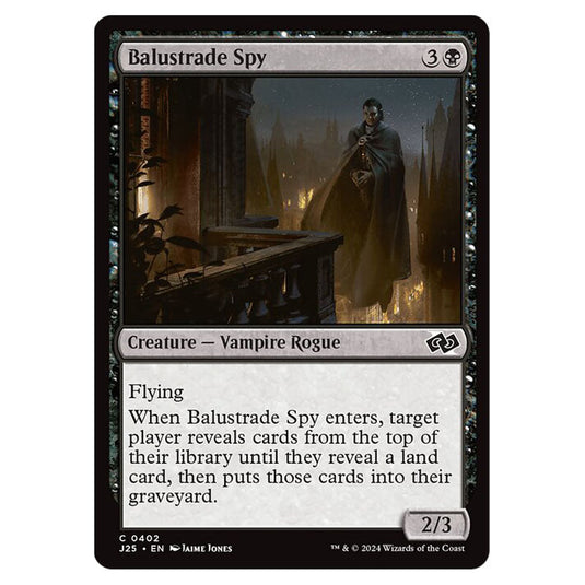 Balustrade Spy 0402 card from the Magic The Gathering set Foundations Jumpstart