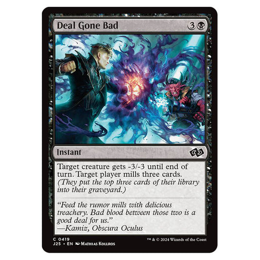 Deal Gone Bad 0419 card from the Magic The Gathering set Foundations Jumpstart