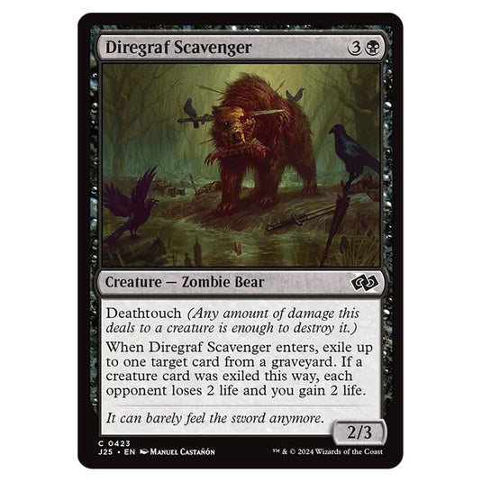 Diregraf Scavenger 0423 card from the Magic The Gathering set Foundations Jumpstart