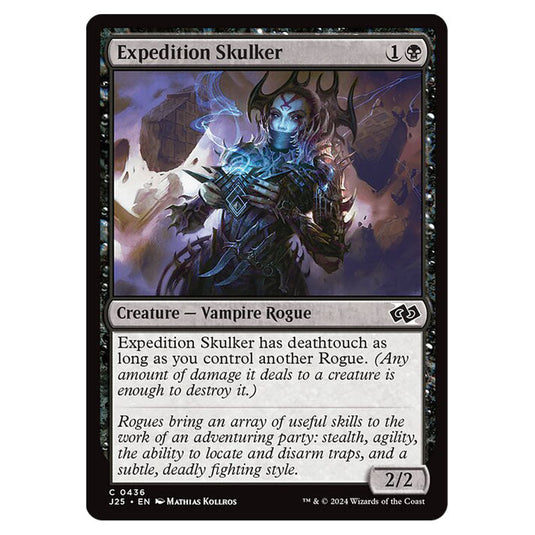 Expedition Skulker 0436 card from the Magic The Gathering set Foundations Jumpstart