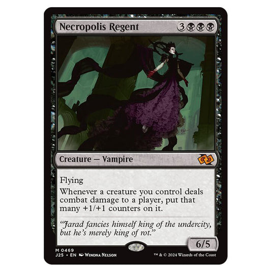 Necropolis Regent 0469 card from the Magic The Gathering set Foundations Jumpstart