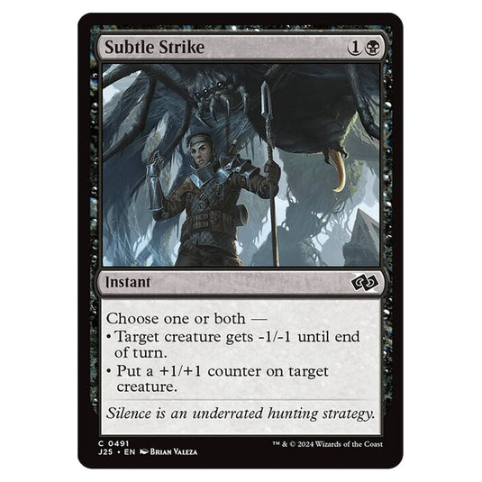 Subtle Strike 0491 card from the Magic The Gathering set Foundations Jumpstart