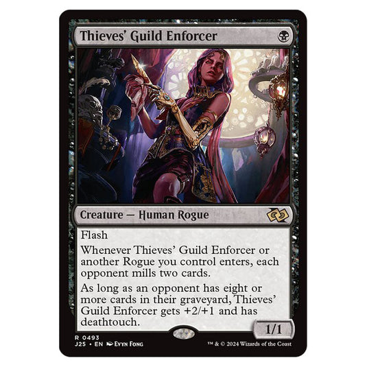 Thieves' Guild Enforcer 0493 card from the Magic The Gathering set Foundations Jumpstart