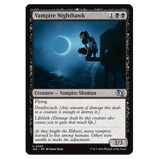 Vampire Nighthawk 0503 card from the Magic The Gathering set Foundations Jumpstart