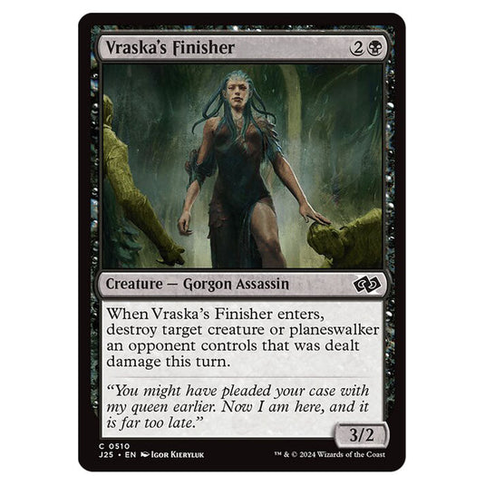 Vraska's Finisher 0510 card from the Magic The Gathering set Foundations Jumpstart