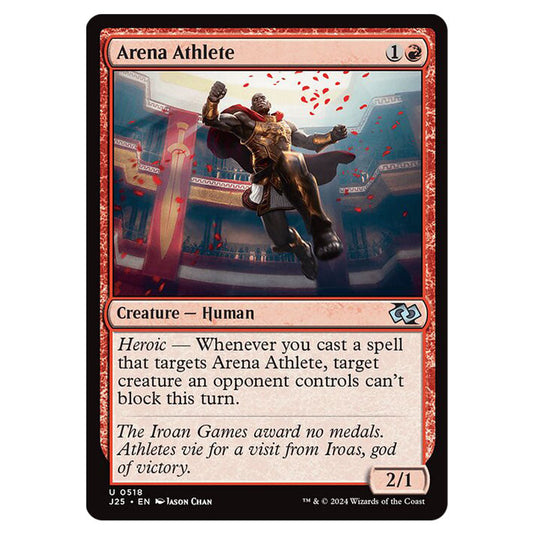 Arena Athlete 0518 card from the Magic The Gathering set Foundations Jumpstart