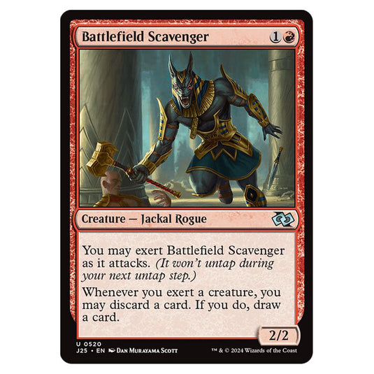 Battlefield Scavenger 0520 card from the Magic The Gathering set Foundations Jumpstart