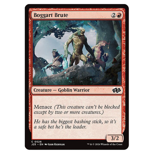 Boggart Brute 0526 card from the Magic The Gathering set Foundations Jumpstart