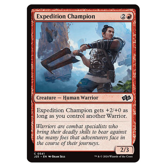 Expedition Champion 0541 card from the Magic The Gathering set Foundations Jumpstart