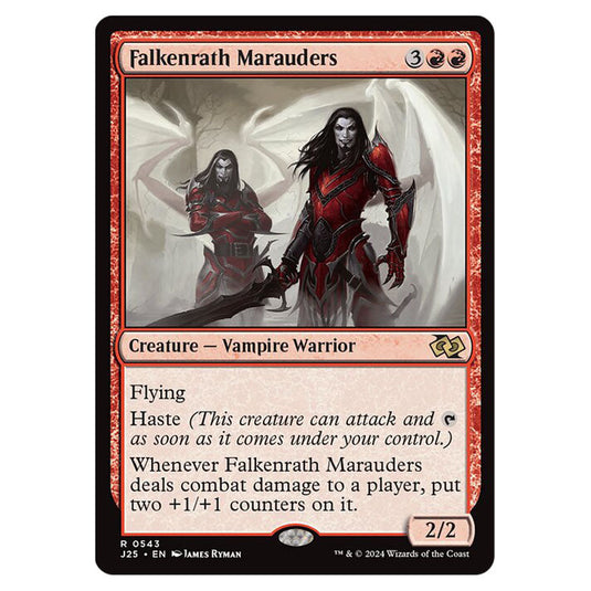 Falkenrath Marauders 0543 card from the Magic The Gathering set Foundations Jumpstart