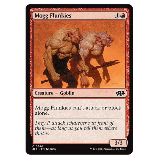 Mogg Flunkies 0580 card from the Magic The Gathering set Foundations Jumpstart