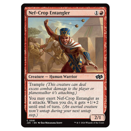 Nef-Crop Entangler 0581 card from the Magic The Gathering set Foundations Jumpstart