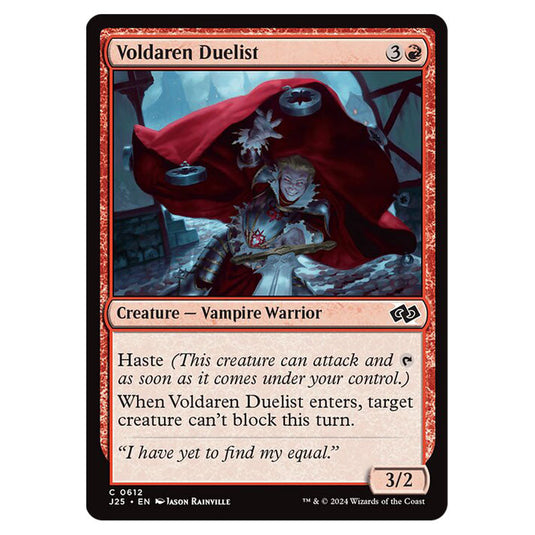 Voldaren Duelist 0612 card from the Magic The Gathering set Foundations Jumpstart