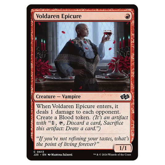 Voldaren Epicure 0613 card from the Magic The Gathering set Foundations Jumpstart