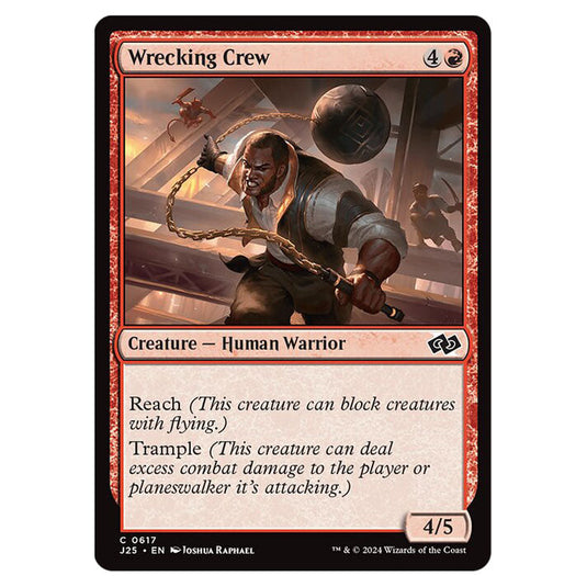 Wrecking Crew 0617 card from the Magic The Gathering set Foundations Jumpstart