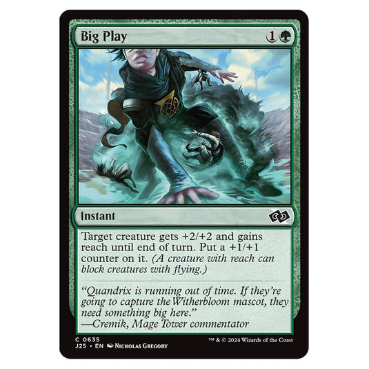 Big Play 0635 card from the Magic The Gathering set Foundations Jumpstart