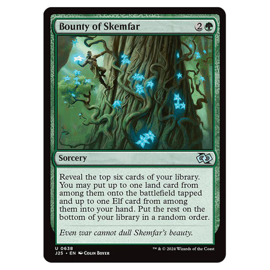 Bounty of Skemfar 0638 card from the Magic The Gathering set Foundations Jumpstart