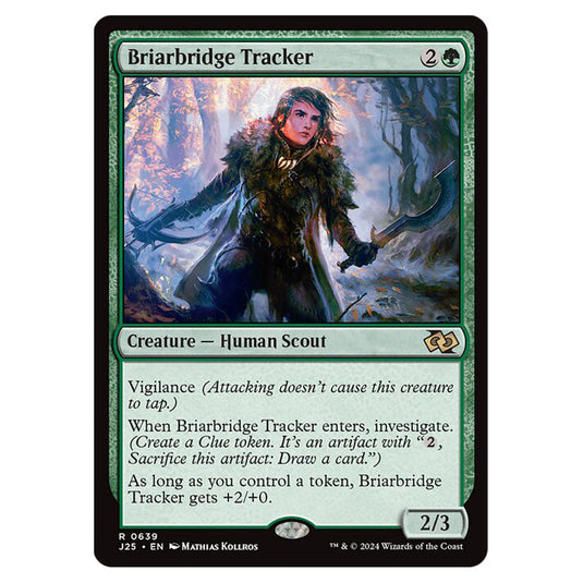 Briarbridge Tracker 0639 card from the Magic The Gathering set Foundations Jumpstart