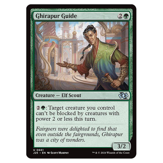 Ghirapur Guide 0661 card from the Magic The Gathering set Foundations Jumpstart