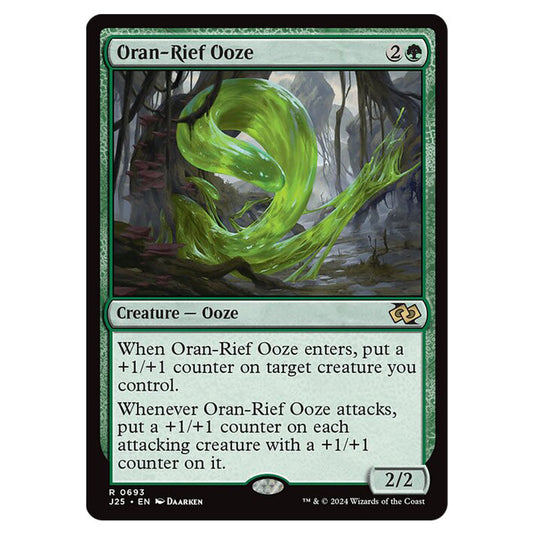 Oran-Rief Ooze 0693 card from the Magic The Gathering set Foundations Jumpstart