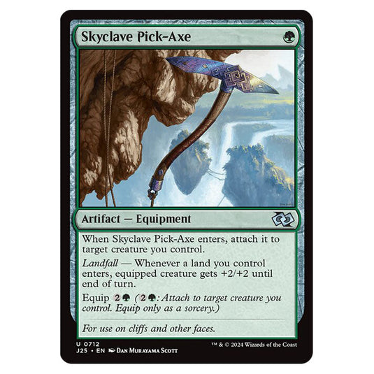 Skyclave Pick-Axe 0712 card from the Magic The Gathering set Foundations Jumpstart
