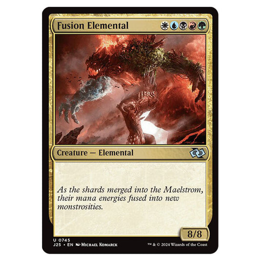 Fusion Elemental 0745 card from the Magic The Gathering set Foundations Jumpstart