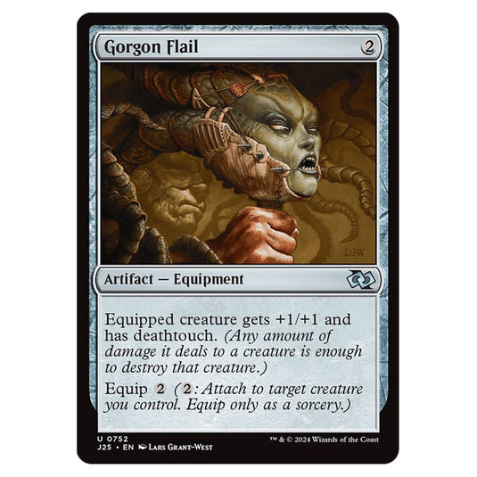 Gorgon Flail 0752 card from the Magic The Gathering set Foundations Jumpstart