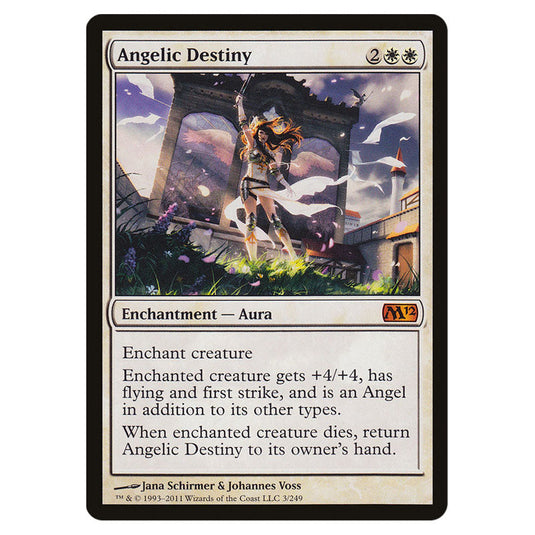 Angelic Destiny 0003 card from the Magic The Gathering set Magic 2012