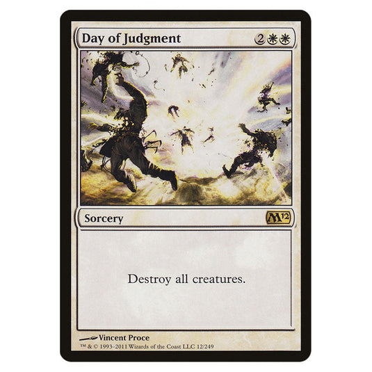 Day of Judgment 0012 card from the Magic The Gathering set Magic 2012