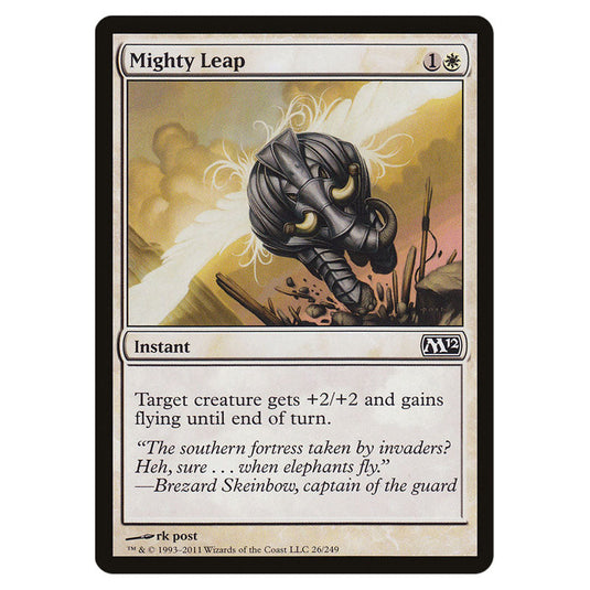 Mighty Leap 0026 card from the Magic The Gathering set Magic 2012