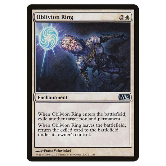 Oblivion Ring 0027 card from the Magic The Gathering set Magic 2012