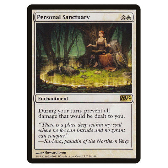 Personal Sanctuary 0030 card from the Magic The Gathering set Magic 2012