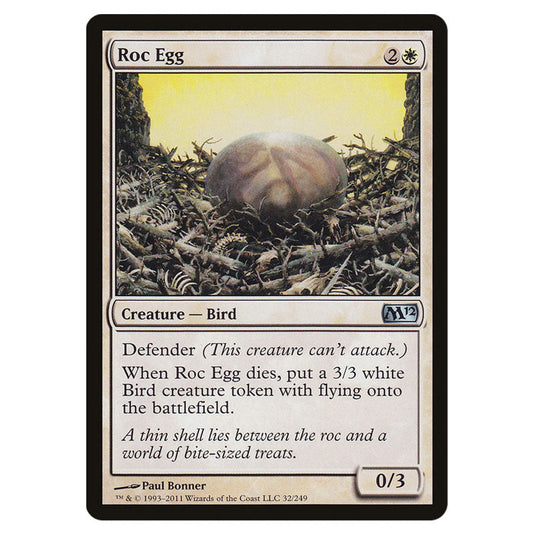 Roc Egg 0032 card from the Magic The Gathering set Magic 2012