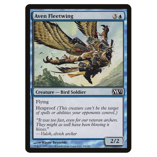 Aven Fleetwing 0044 card from the Magic The Gathering set Magic 2012