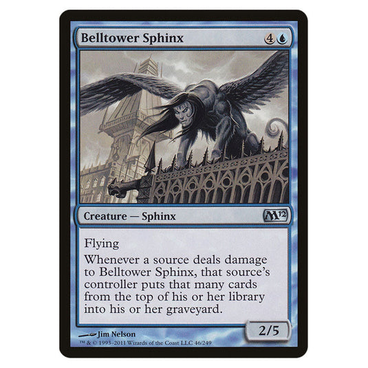 Belltower Sphinx 0046 card from the Magic The Gathering set Magic 2012