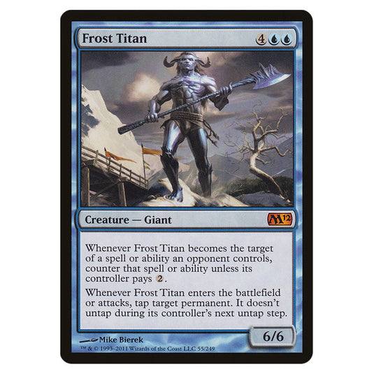 Frost Titan 0055 card from the Magic The Gathering set Magic 2012