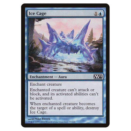 Ice Cage 0057 card from the Magic The Gathering set Magic 2012