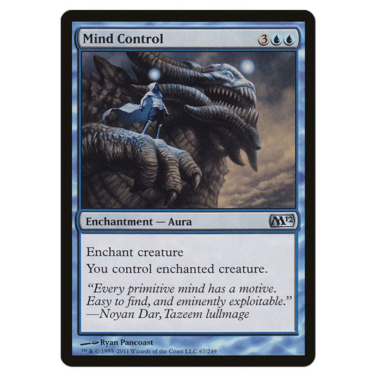 Mind Control 0067 card from the Magic The Gathering set Magic 2012