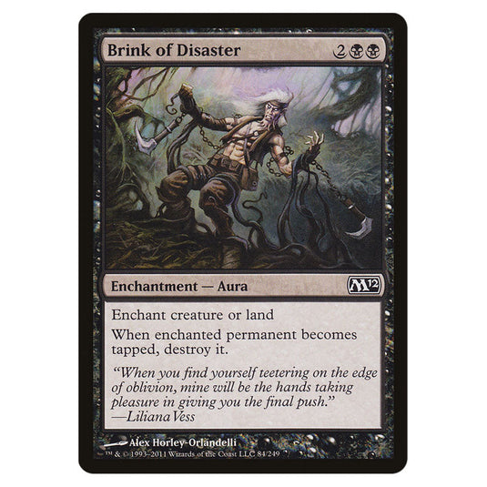 Brink of Disaster 0084 card from the Magic The Gathering set Magic 2012