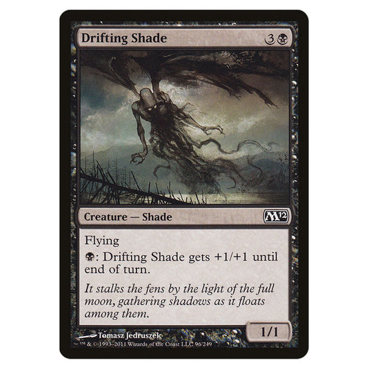 Drifting Shade 0096 card from the Magic The Gathering set Magic 2012