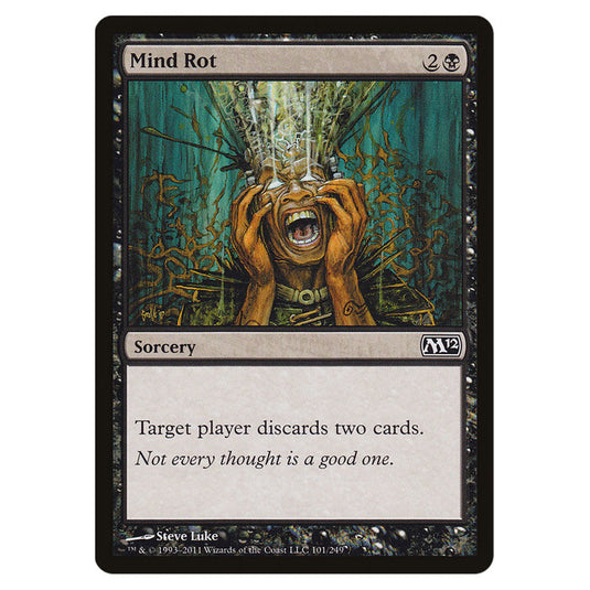 Mind Rot 0101 card from the Magic The Gathering set Magic 2012