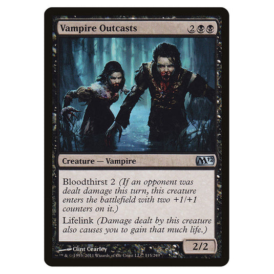 Vampire Outcasts 0115 card from the Magic The Gathering set Magic 2012